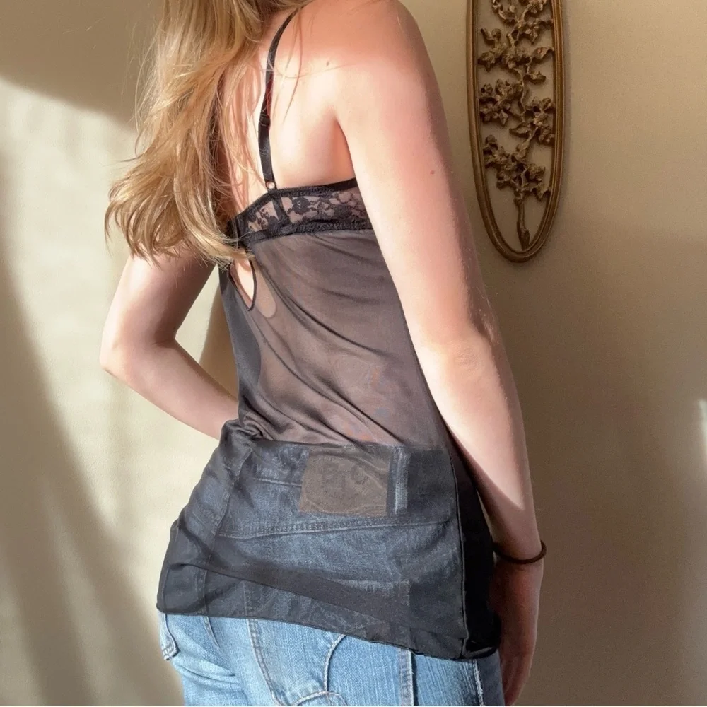 N/A black sheer